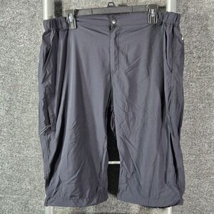 Mocoly Mens Hiking Shorts Black Elastic Waist Cargo Pockets XL 36x12